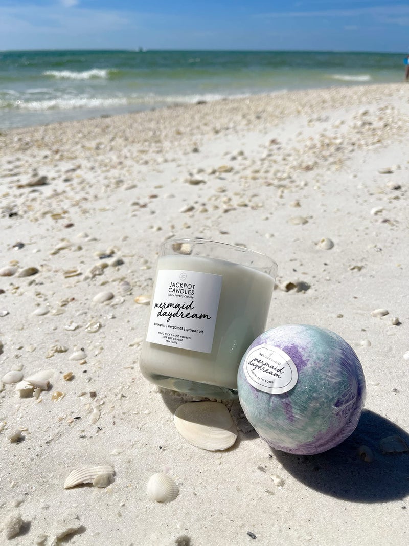 Jackpot Candles Mermaid Day Dream Candle with Ring Inside (Surprise Jewelry Valued at $15 to $5,000) Ring Size 7 - Image 4